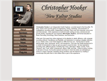 Tablet Screenshot of christopherhooker.com